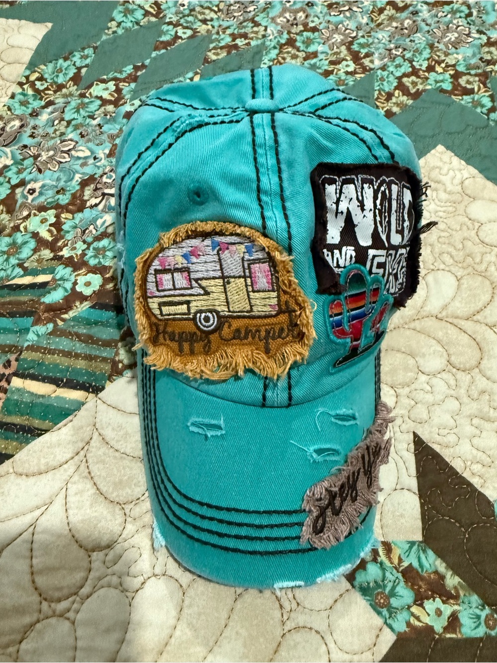 Kbethos vintage happy camper cap